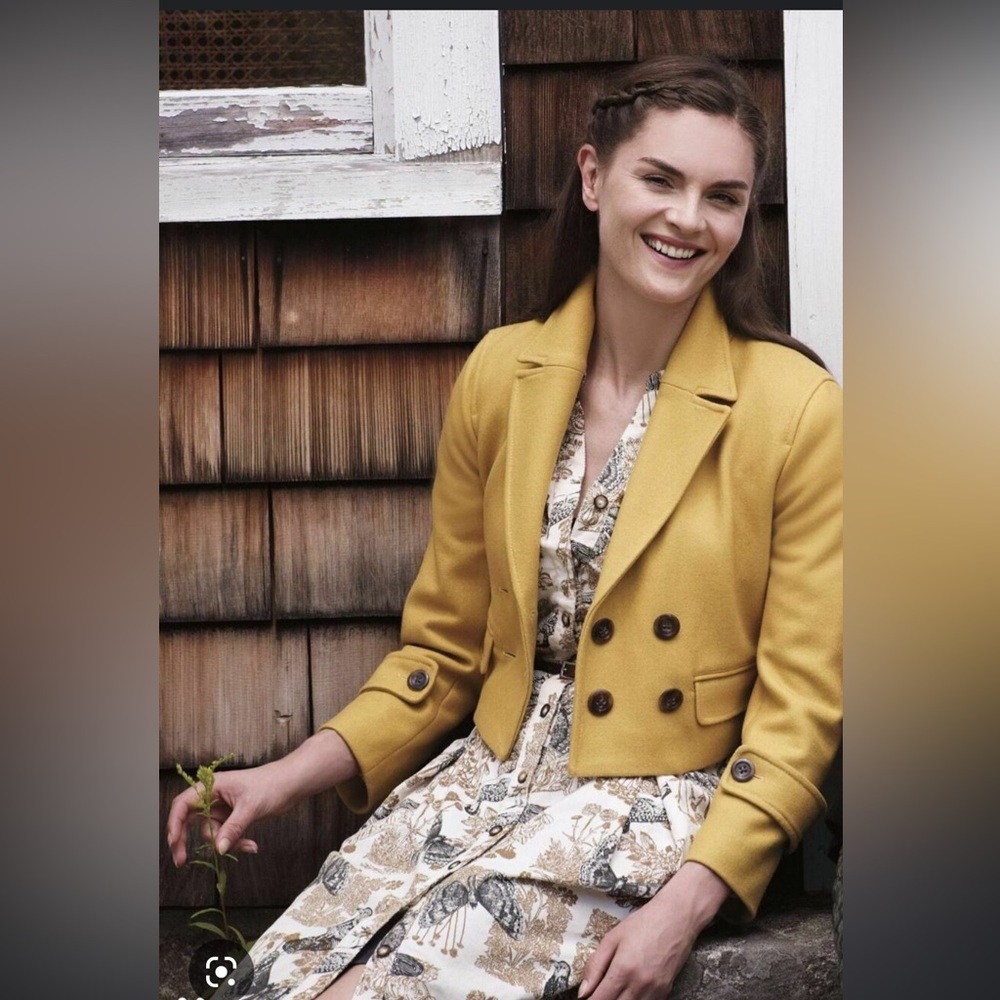 COPY - Anthropologie Girls Dress, Savoy Alary Duck Butterfly Nature Print Cordu…